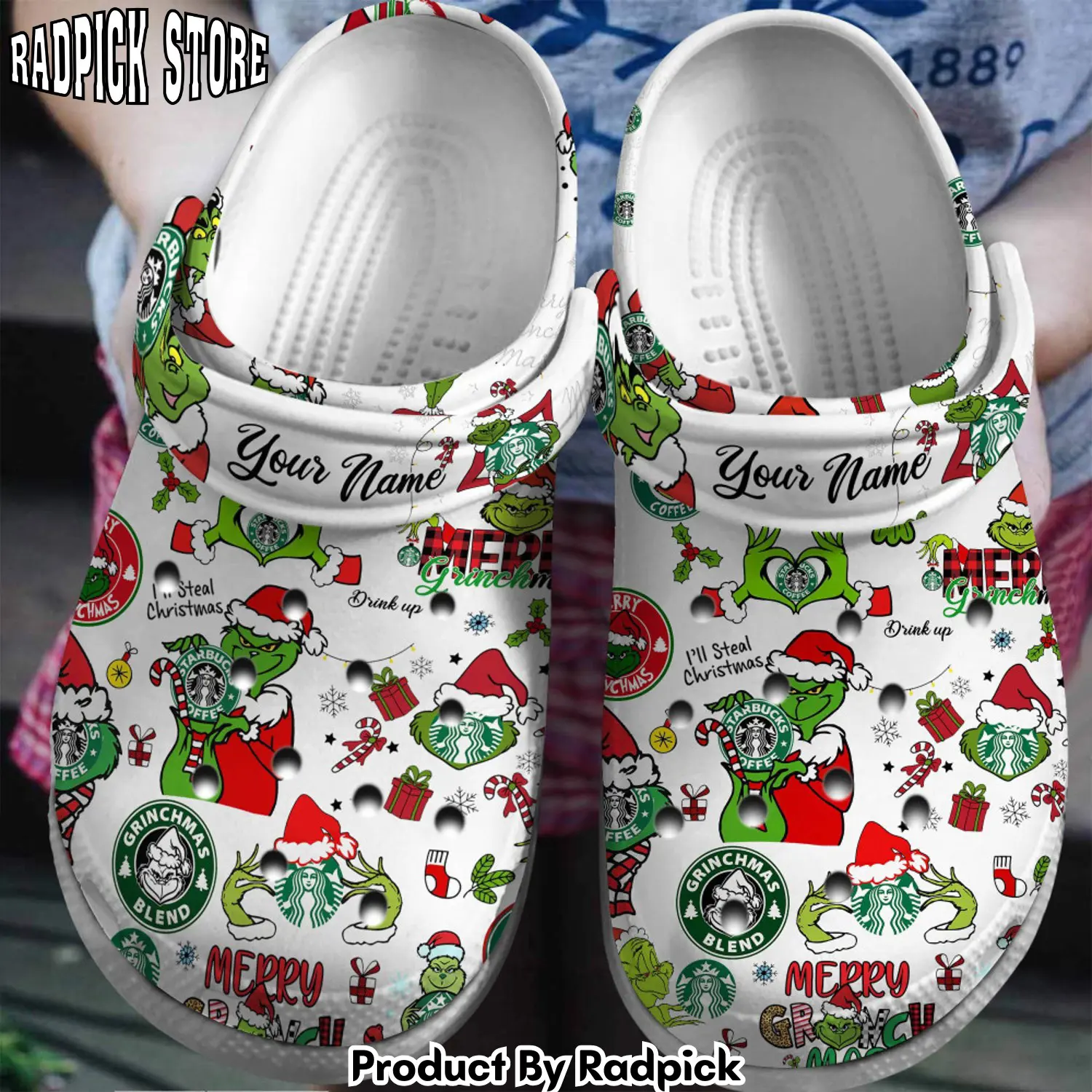 Radpick starbucks clogs shoes comfortable for men women rqx rp6521179